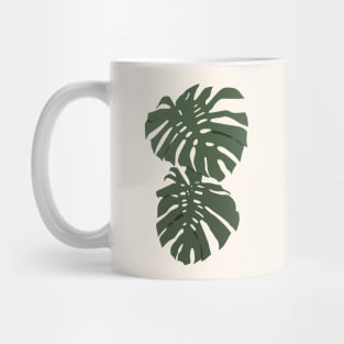 Monstera Minimalistic Modern Illustration Mug